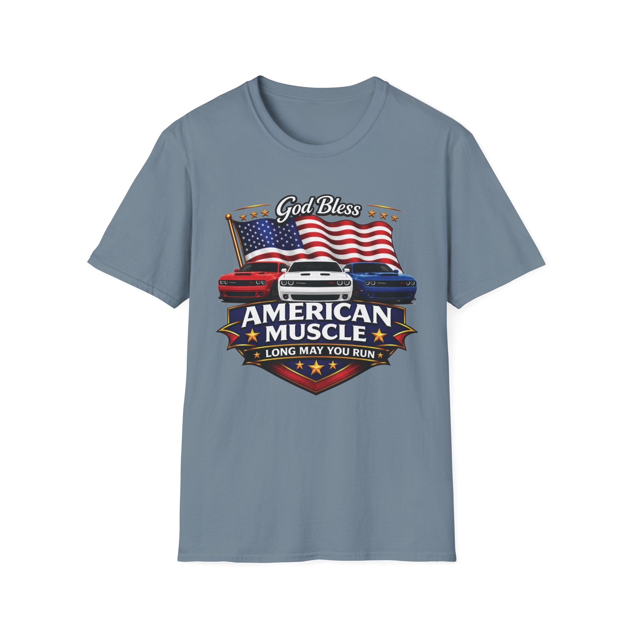 God Bless American Muscle Shirt - Challenger