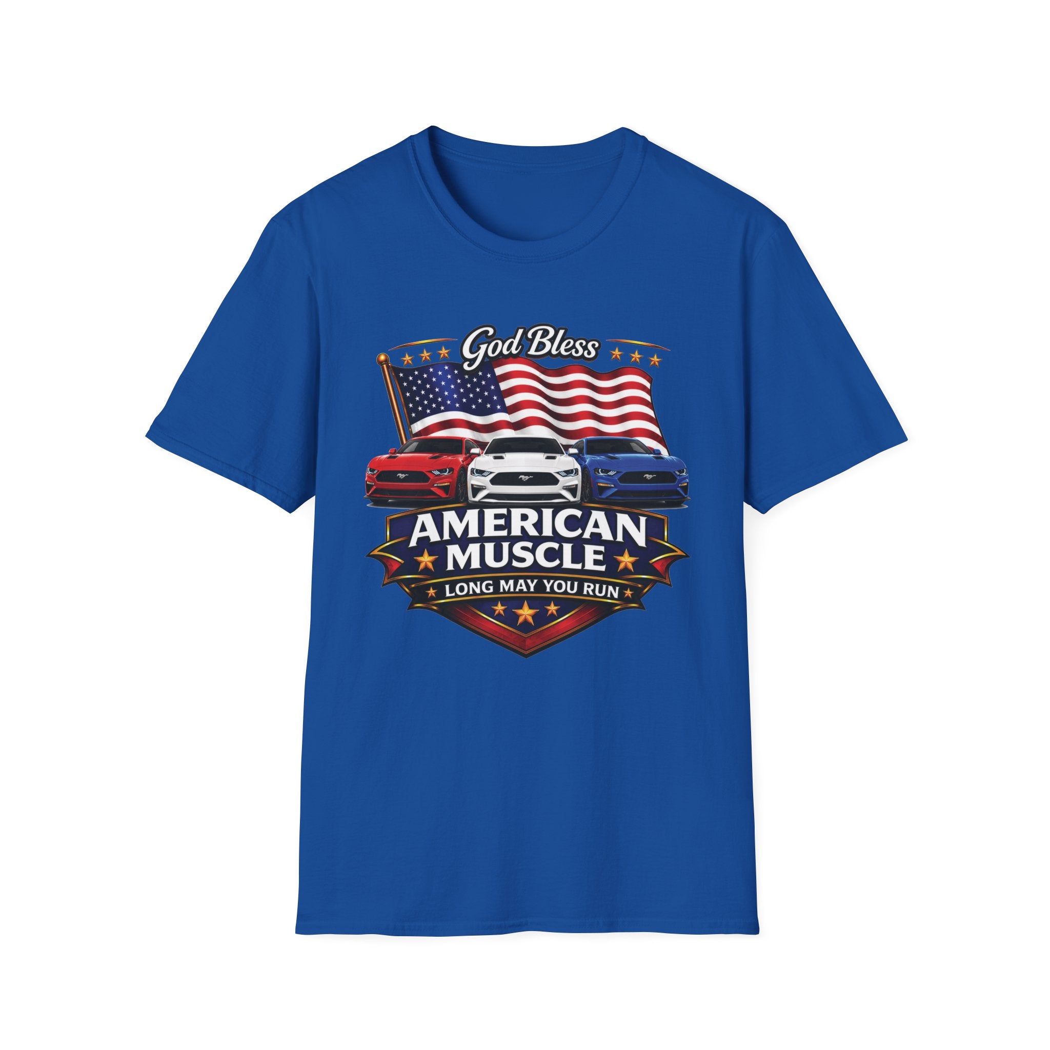 God Bless American Muscle Shirt - Mustang