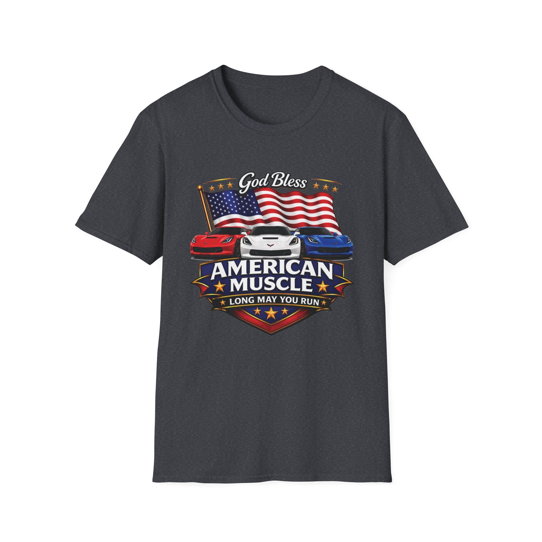 God Bless American Muscle Shirt - Corvette