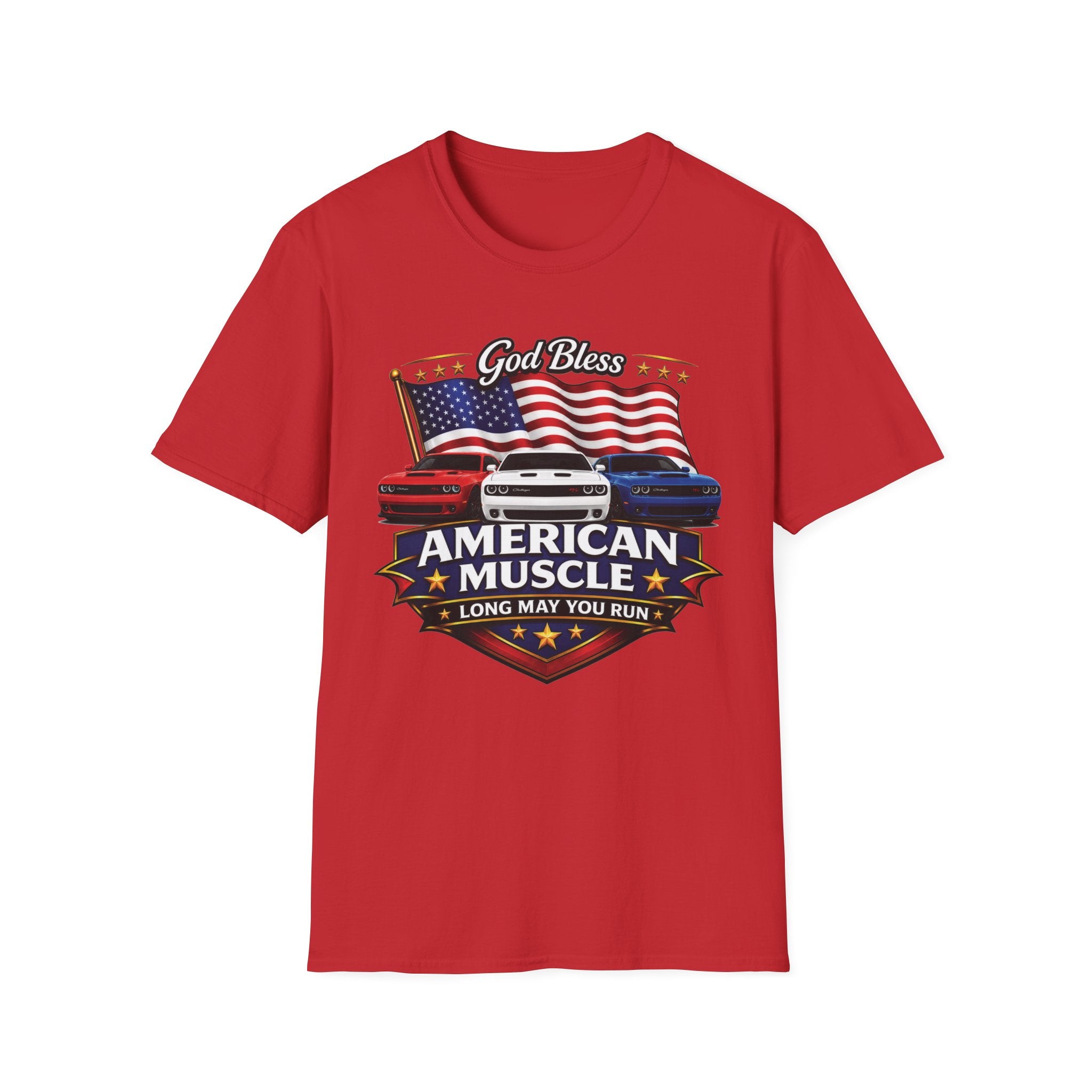 God Bless American Muscle Shirt - Challenger