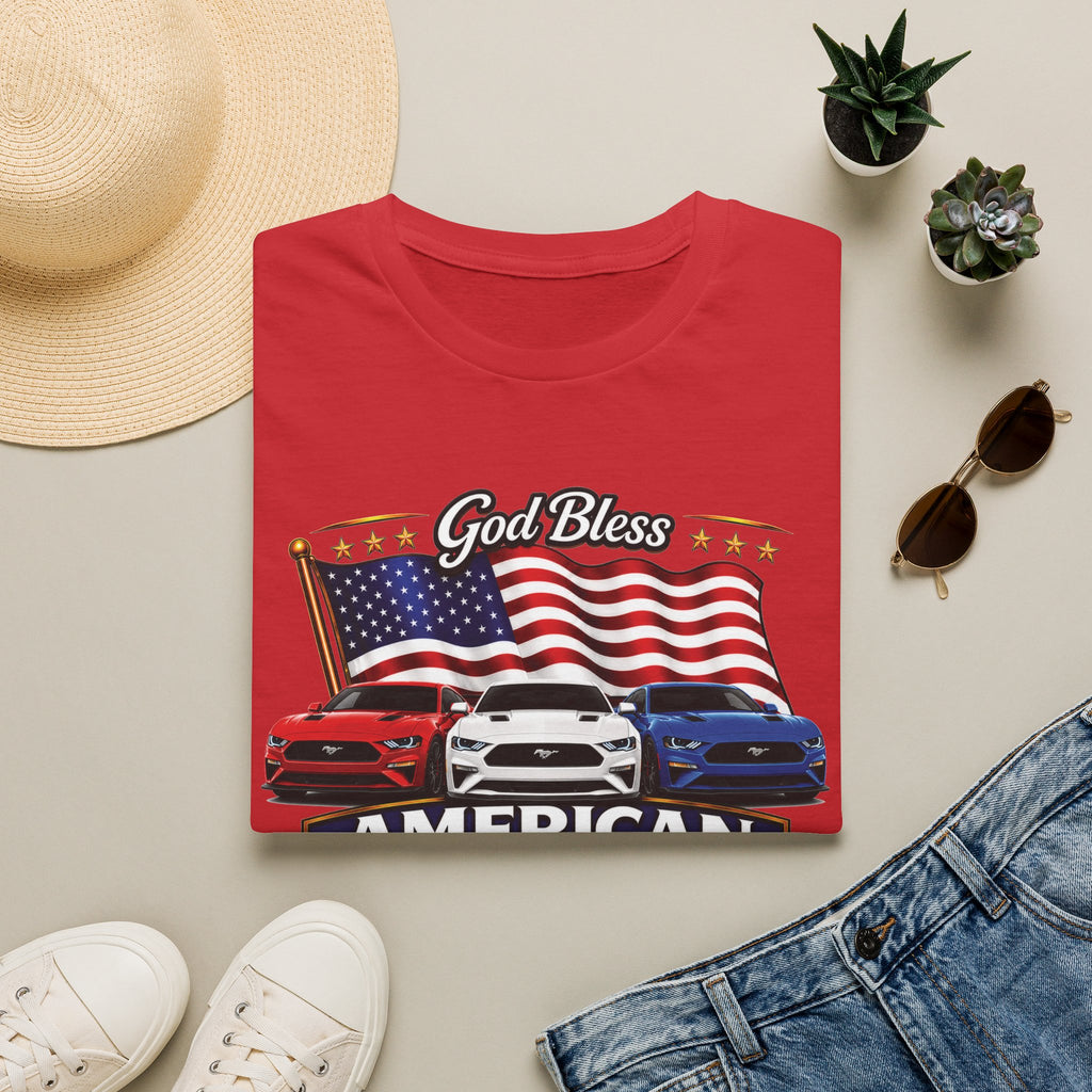 God Bless American Muscle Shirt - Mustang
