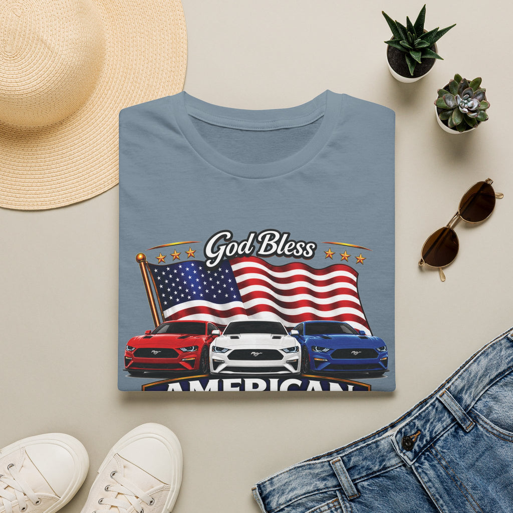 God Bless American Muscle Shirt - Mustang