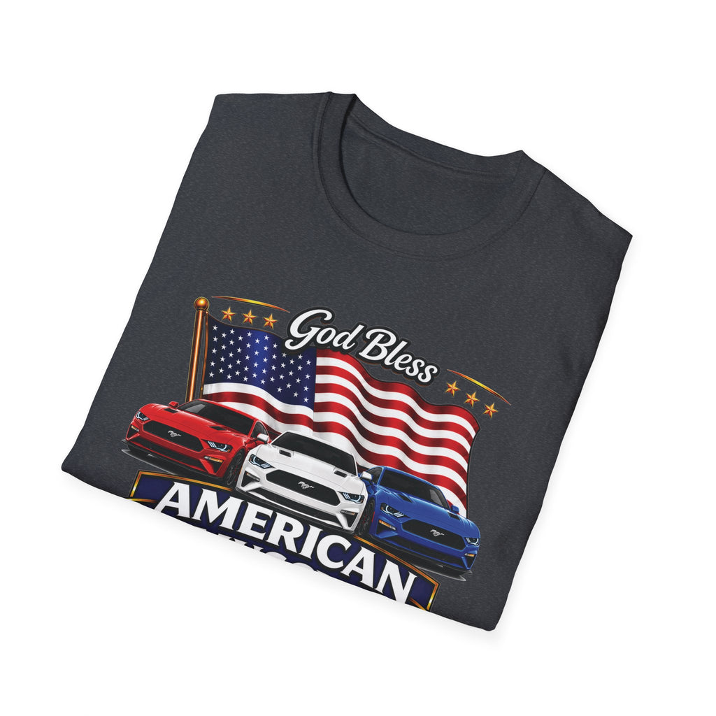 God Bless American Muscle Shirt - Mustang
