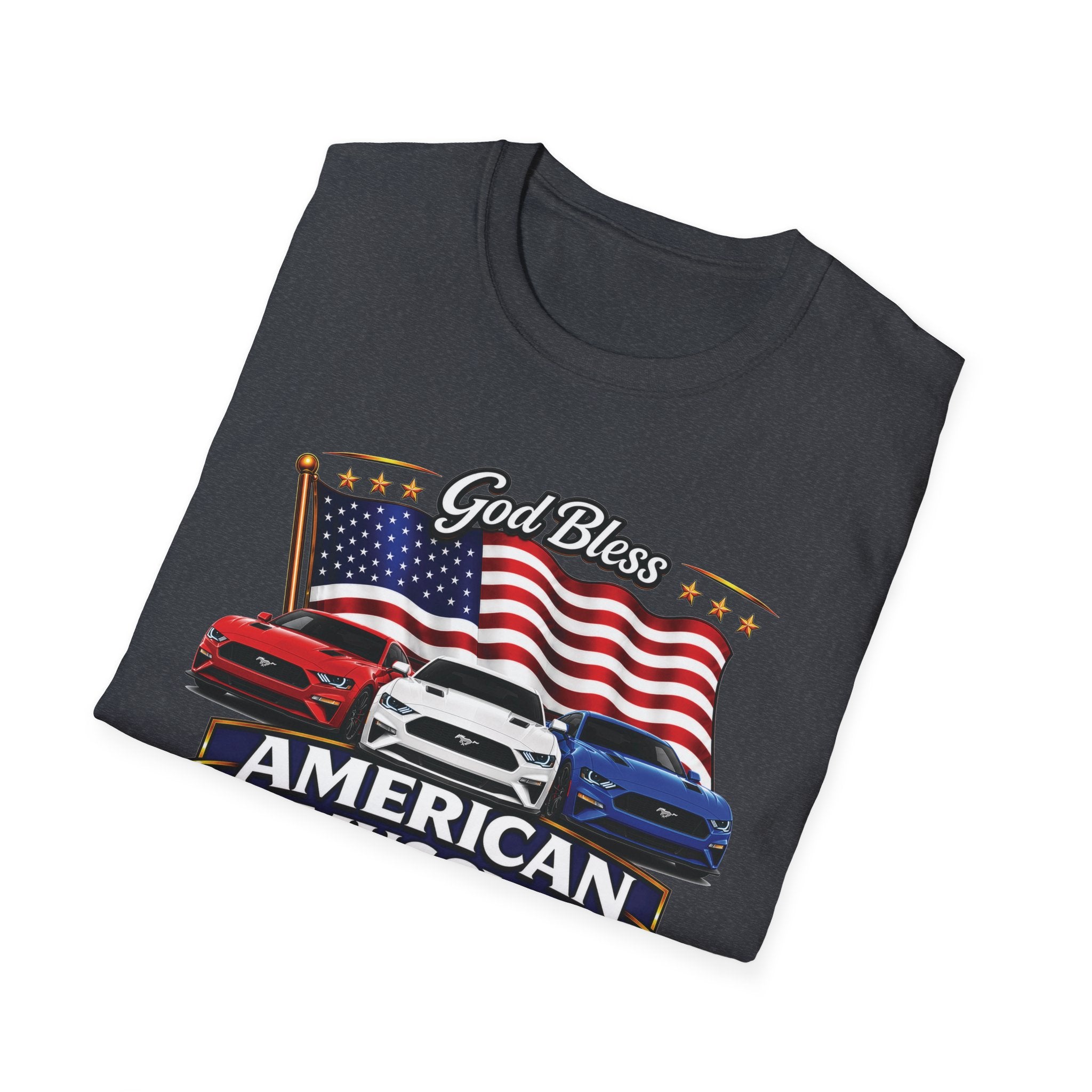 God Bless American Muscle Shirt - Mustang