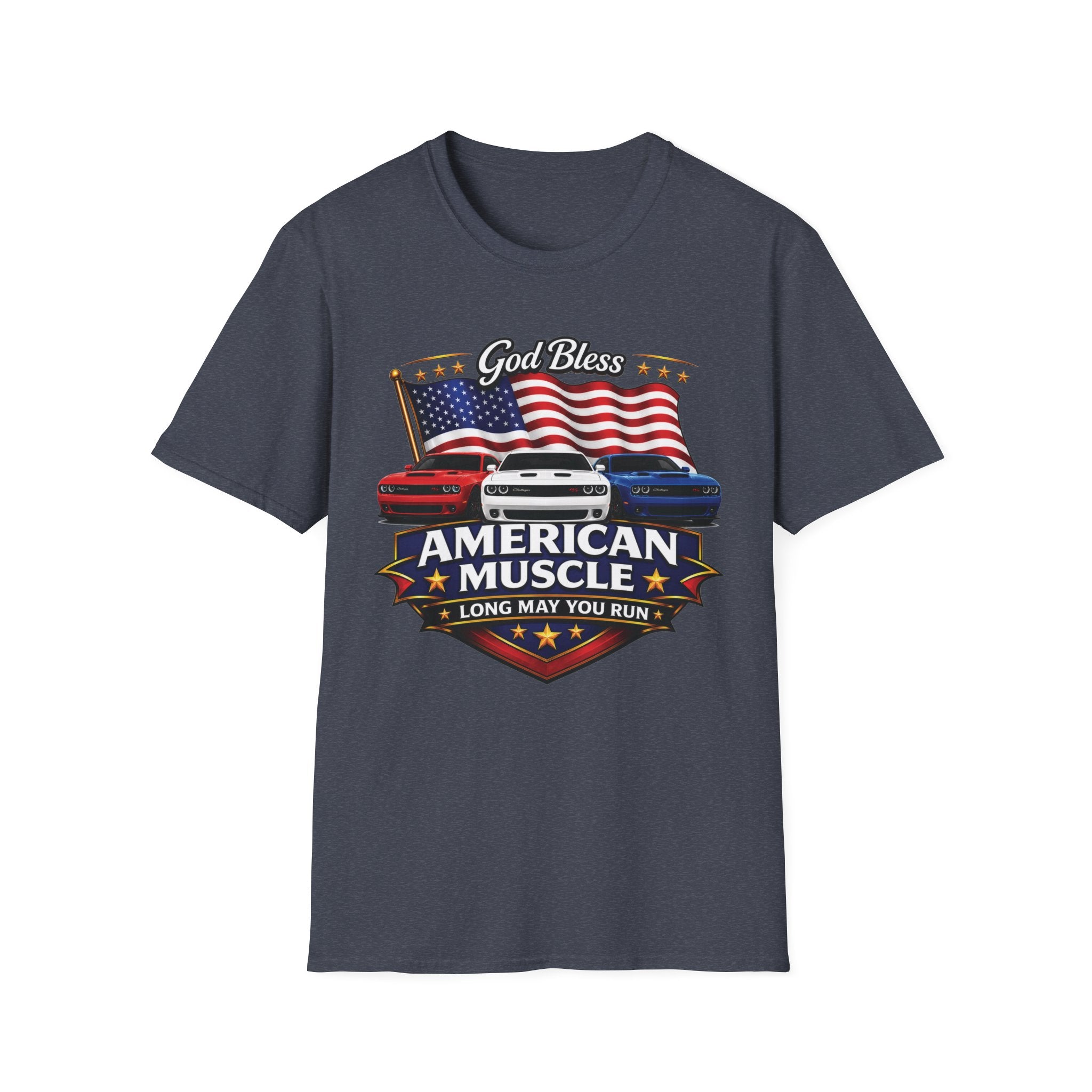 God Bless American Muscle Shirt - Challenger