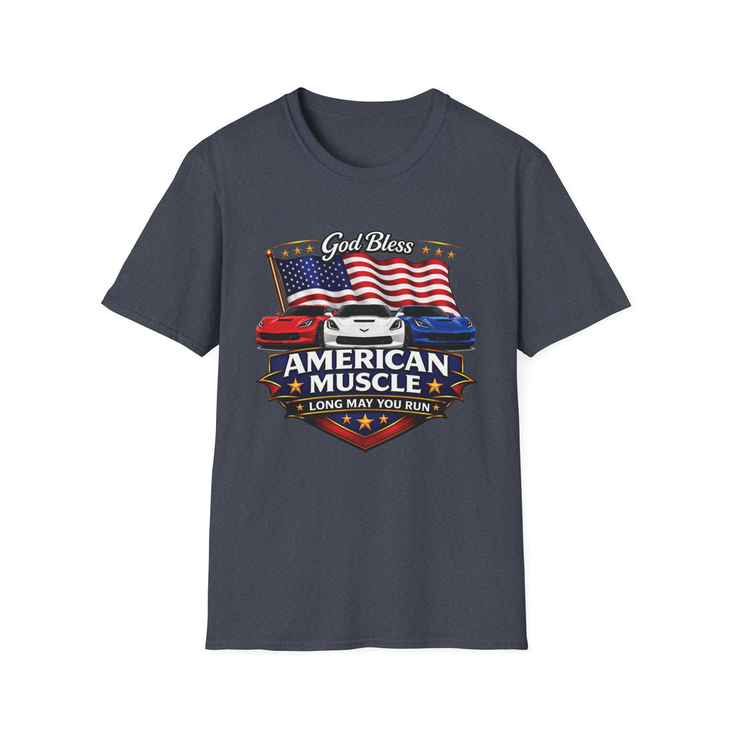 God Bless American Muscle Shirt - Corvette