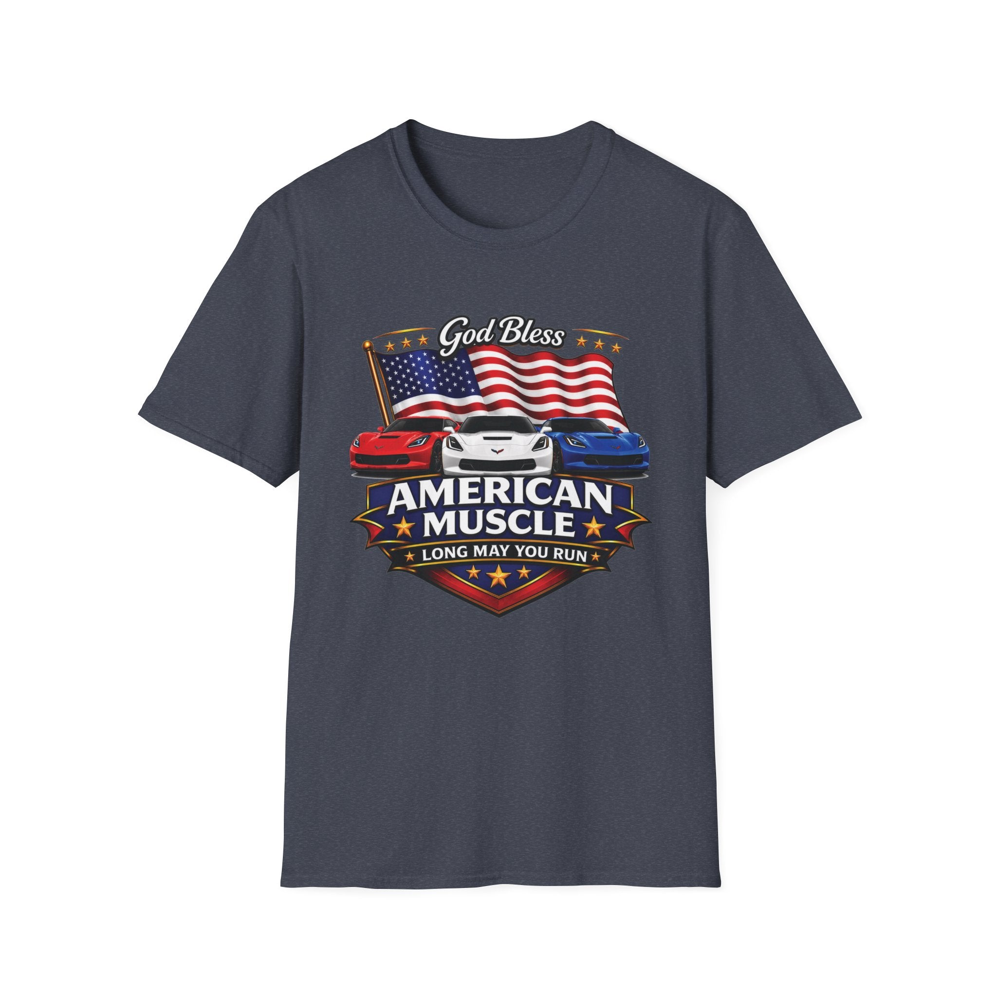 God Bless American Muscle Shirt - Corvette