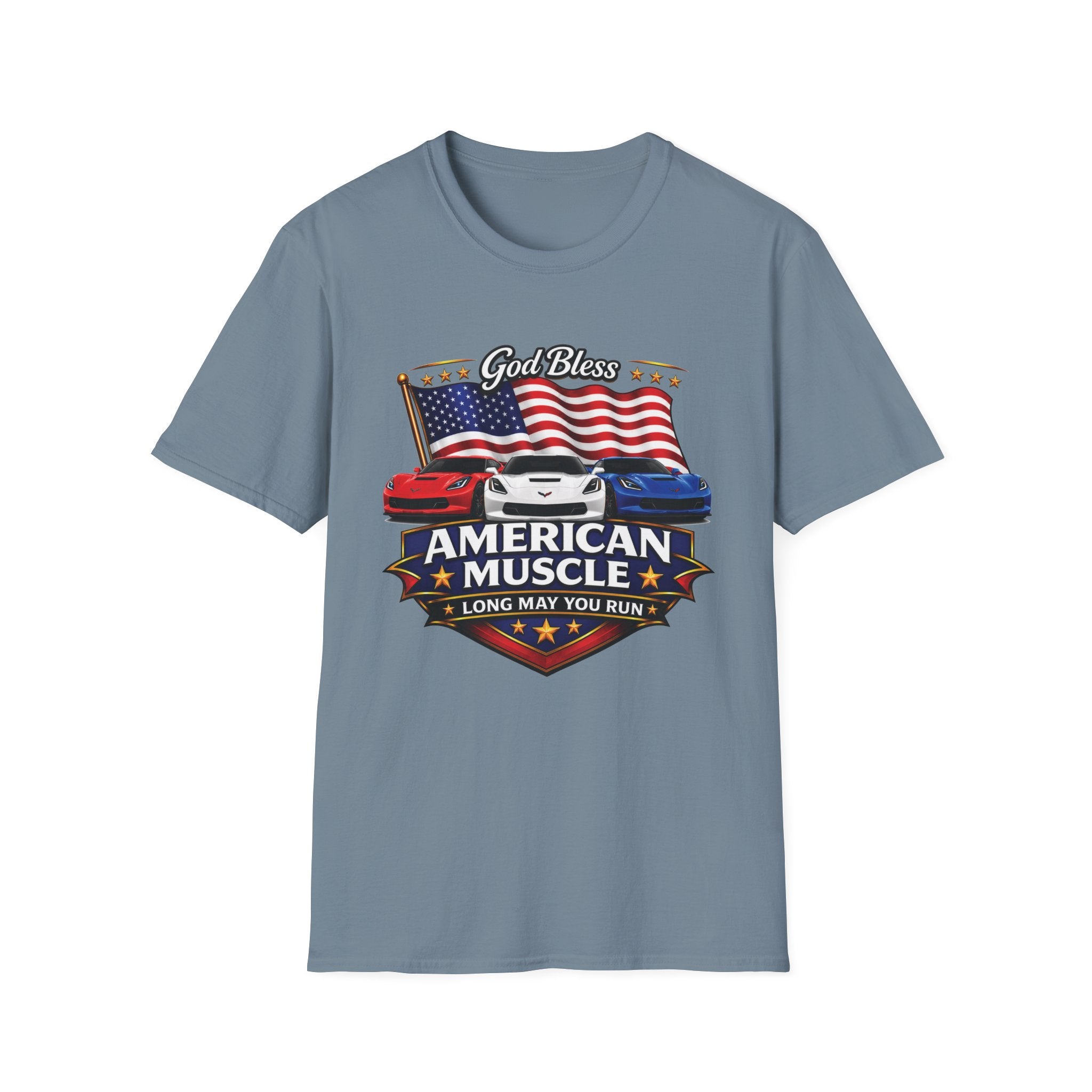 God Bless American Muscle Shirt - Corvette