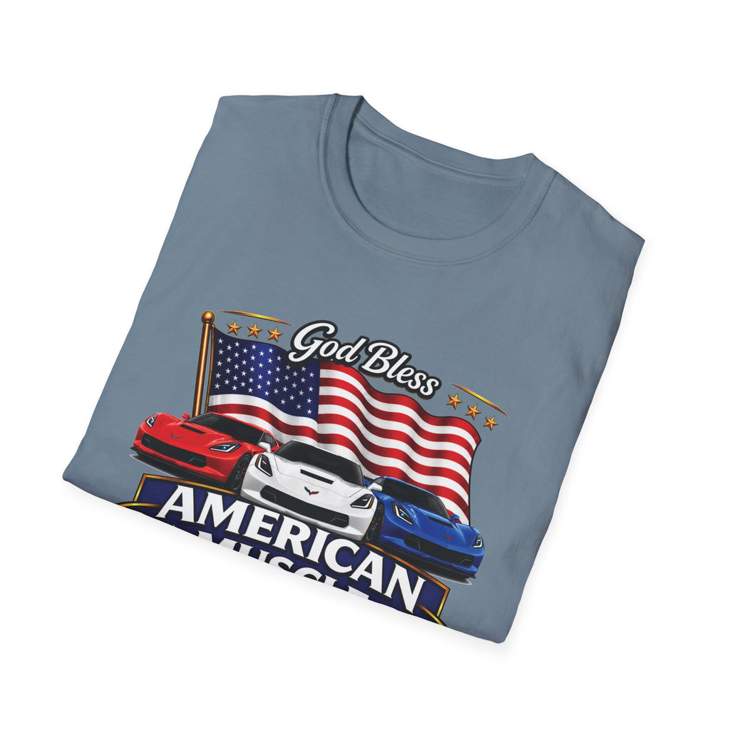 God Bless American Muscle Shirt - Corvette