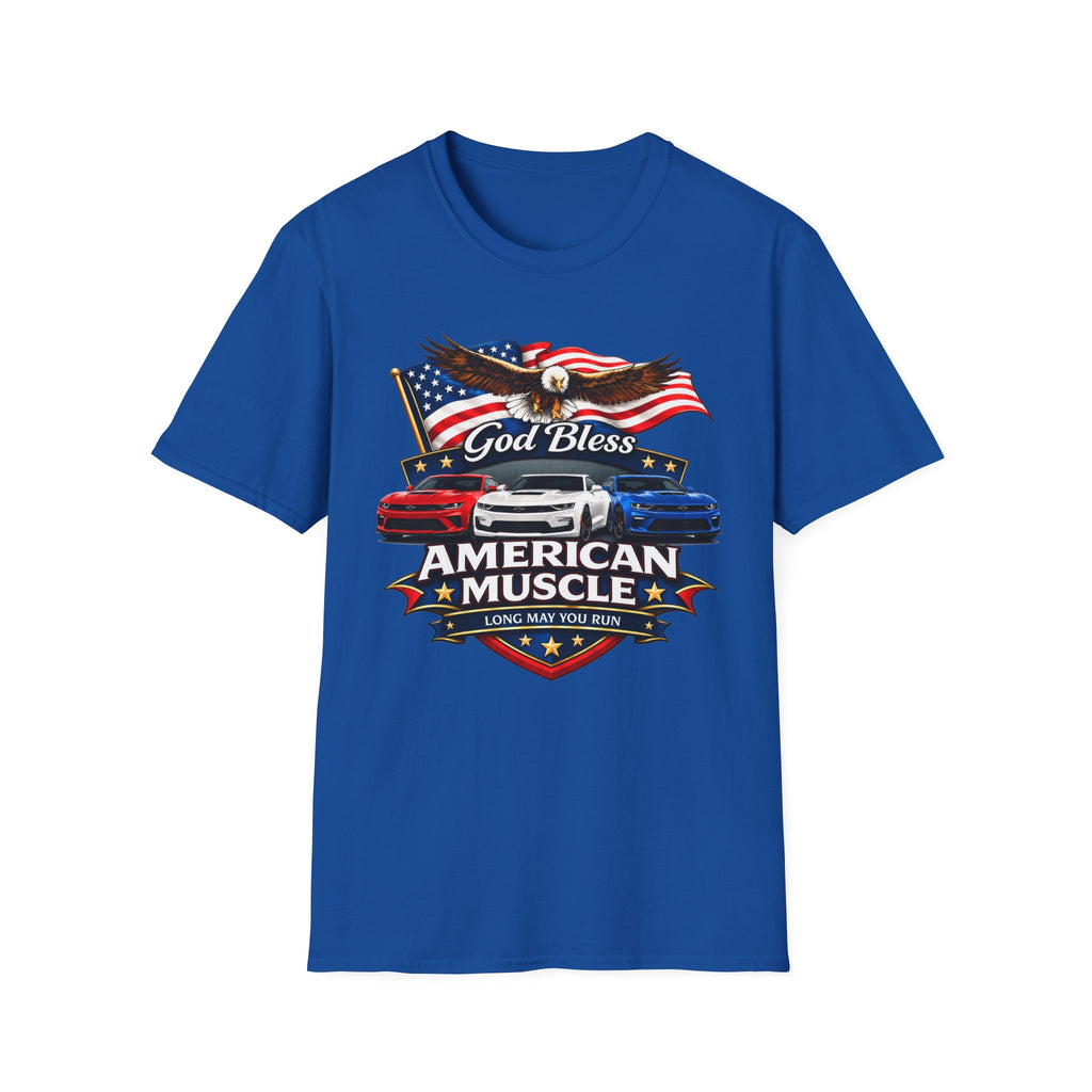 God Bless American Muscle Eagle Shirt - Camaro