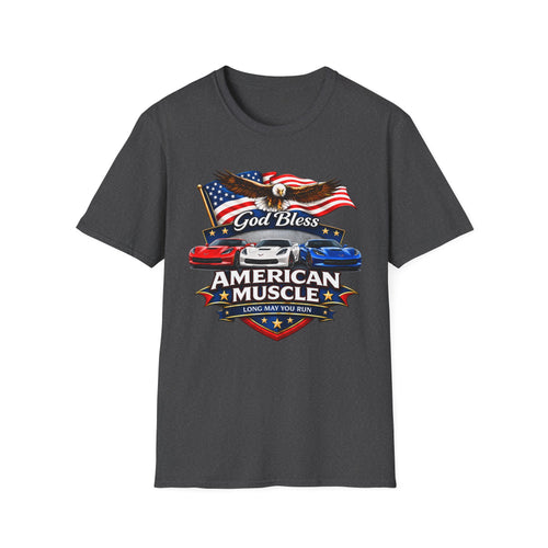 God Bless American Muscle Eagle Shirt - Corvette