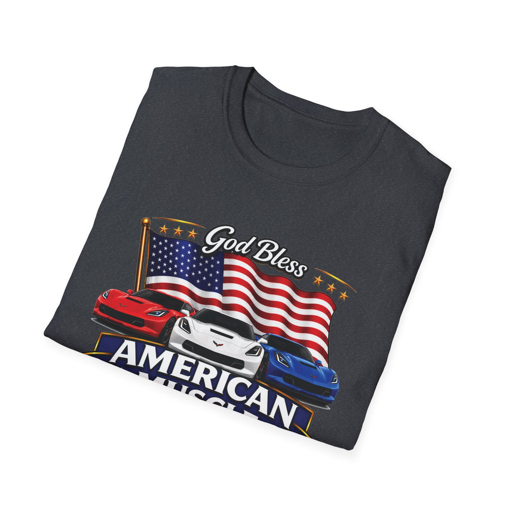 God Bless American Muscle Shirt - Corvette